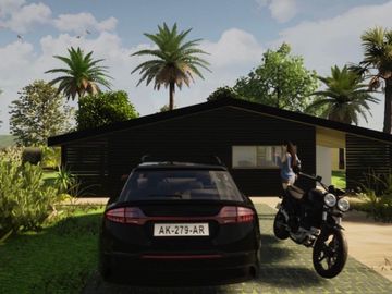New House in Botanic Garden Trang