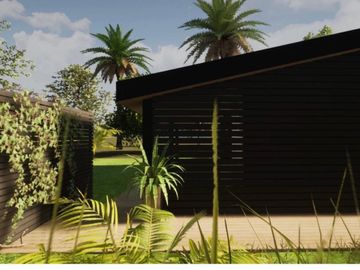New House in Botanic Garden Trang