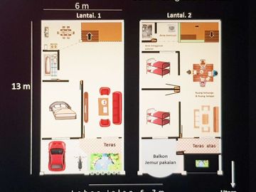 Rumah Dijual 2 Lantai di Pondok Ungu Permai Bekasi