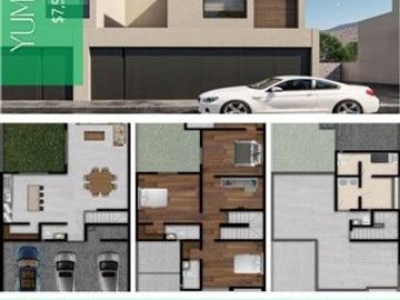 Gran Oportunidad de inversión, casa en Casa en Sierra Vista Lomas 4ta, 3 recamaras y 3.5 baños.
