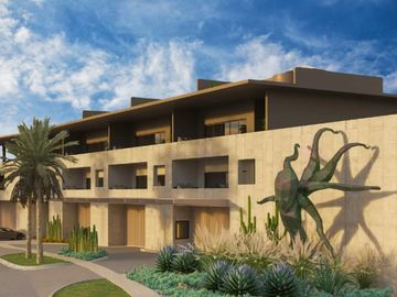 Penthouse con jacuzzi en rooftop, area bbq, en venta Puerto Los Cabos.