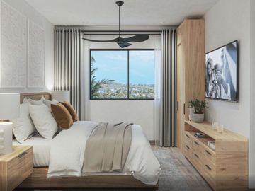 Penthouse con jacuzzi en rooftop, area bbq, en venta Puerto Los Cabos.