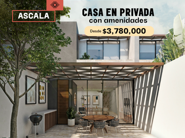 CASA EN VENTA, MILEA,ZONA COUNTRY, MERIDA,YUCATAN
