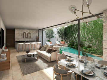 CASA EN VENTA, MILEA,ZONA COUNTRY, MERIDA,YUCATAN
