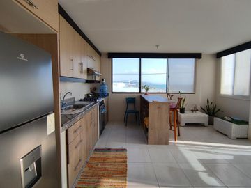 departamento con vista al mar en venta en Crucita