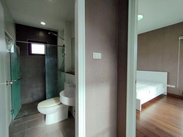 Modern style house for sale with fish pond in a secured Mooban, San Kamphaeng, Chiang Mai