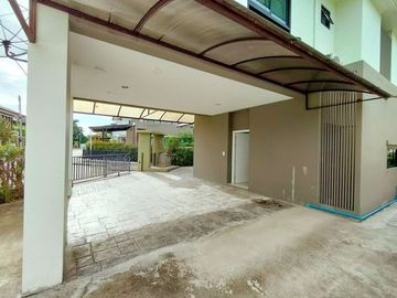 Modern style house for sale with fish pond in a secured Mooban, San Kamphaeng, Chiang Mai