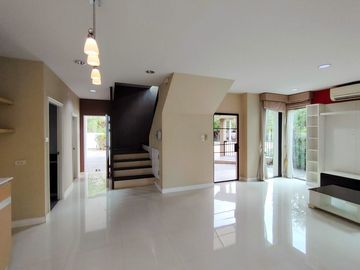 Modern style house for sale with fish pond in a secured Mooban, San Kamphaeng, Chiang Mai