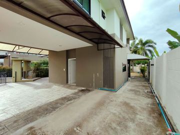 Modern style house for sale with fish pond in a secured Mooban, San Kamphaeng, Chiang Mai