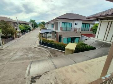 Modern style house for sale with fish pond in a secured Mooban, San Kamphaeng, Chiang Mai
