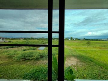 Modern style house for sale with fish pond in a secured Mooban, San Kamphaeng, Chiang Mai