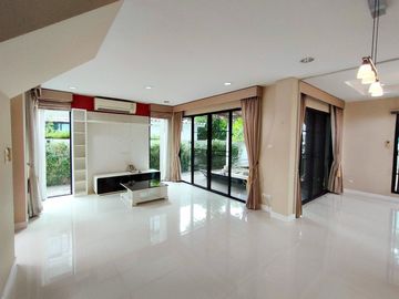 Modern style house for sale with fish pond in a secured Mooban, San Kamphaeng, Chiang Mai