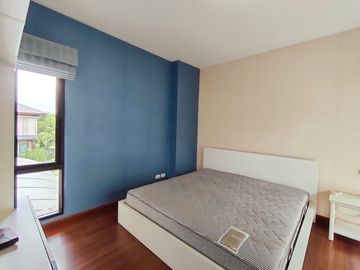 Modern style house for sale with fish pond in a secured Mooban, San Kamphaeng, Chiang Mai