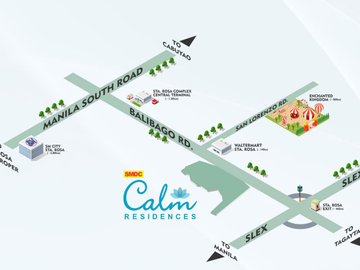 Calm Residences Santa Rosa Laguna 1 Bedroom unit Prom near Santa Rosa Exit