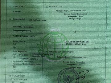 Dijual Tanah Kavling di Palangka Raya Dekat Universitas Kristen Palangka Raya
