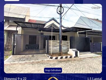 DIJUAL RUMAH KUTISARI INDAH SELATAN SURABAYA SHM ATAP GALVALUM