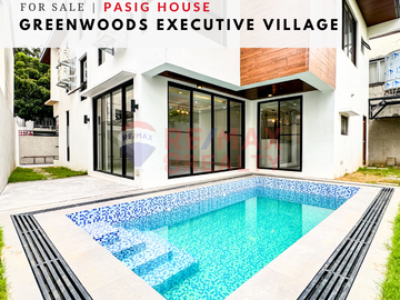 For Sale Pasig House in Greenwoods Executive Village, Pasig 5 Bedroom