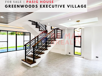For Sale Pasig House in Greenwoods Executive Village, Pasig 5 Bedroom