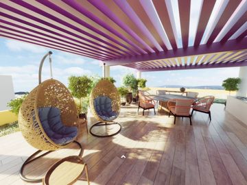 Penthouse de lujo, rooftop privado, jacuzzi, gym, en venta San Miguel de Allende.