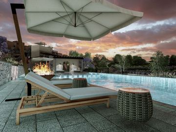 Casa de un piso, 190 m2, 3 rec, amenidades, privada en San Miguel de Allende