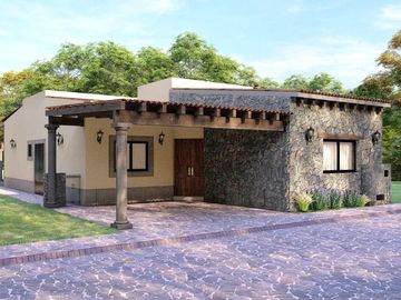 Casa de un piso, 190 m2, 3 rec, amenidades, privada en San Miguel de Allende