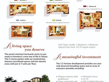 For Sale Walk-up Condo in Tangke, Talisay, Cebu