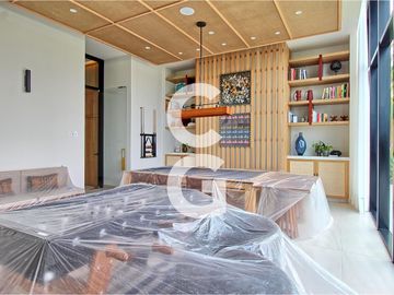 Departamento en Venta en Cancún en SLS Marina Beach con Terraza y Vista al Mar
