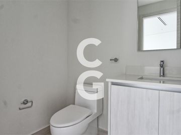 Departamento en Venta en Cancún en SLS Marina Beach con Terraza y Vista al Mar