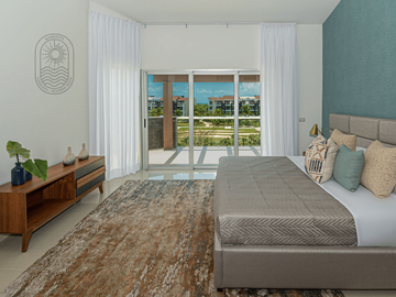 Departamento en playa del carmen de 2 recamaras con vista al mar en venta