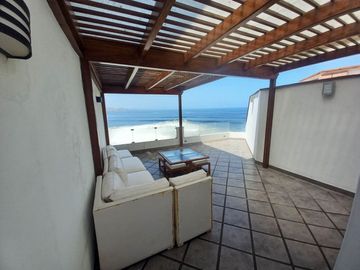 SE VENDE DEPARTAMENTO TRIPLEX CON VISTA AL MAR  EN CONDOMINIO EXCLUSIVO EN SAN BARTOLO