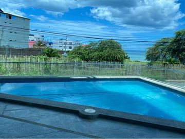 departamento con vista al mar de venta en manta