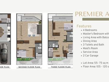 PRE-SELLING 3-STOREY HOUSE & LOT + 2-CARPORT GARAGE IN BRGY. SAN ROQUE, ANTIPOLO CITY, RIZAL NEAR LORELAND FARM RESORT - SHOPWISE - WALTERMART ANTIPOL