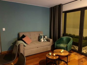 ALQUILO DEPA FULL AMOBLADO 01 DORMITORIO CON TERRAZA SAN ISIDRO LIMITE CON MAGDALENA
