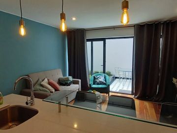 ALQUILO DEPA FULL AMOBLADO 01 DORMITORIO CON TERRAZA SAN ISIDRO LIMITE CON MAGDALENA
