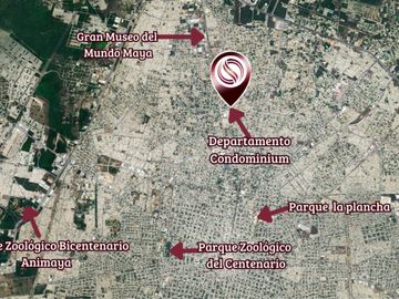 Condominio con jardín, alberca, terraza, venta, Zona Norte, Merida.