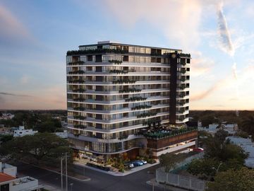 Condominio con jardín, alberca, terraza, venta, Zona Norte, Merida.