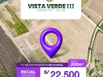 TERRENOS PARA  CASA DE CAMPO 200m2 PRECIO DE LANZAMIENTO CON TÍTULO DE PROPIEDAD INDEPENDIZADOS EN HUARAL muy cerca A Megapuerto de CHANCAY