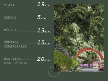 Exclusivo terreno en venta , ideal para casa de descanso en Mérida rodeado de haciendas y naturaleza