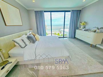 Luxury Beach front Pool Villa at Kehaad Fah Cha Am for sale, price 35 Million Baht