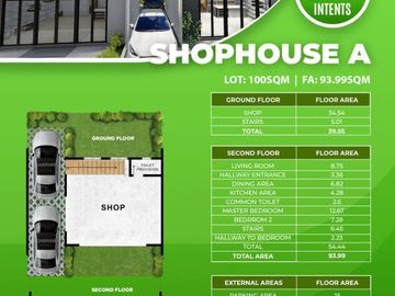 For Sale Pre-Selling 2 Storey Shophouse with 2 Bedrooms in Minglanilla, Cebu