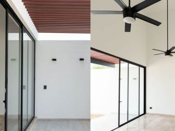 Residencia con jardín, alberca privada, terraza, Cuarto de servicio y sala de tv,  Zona Norte, Merida.