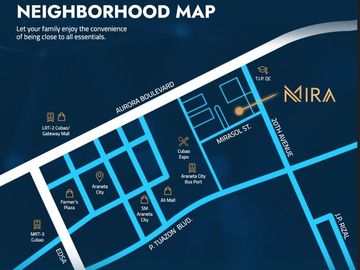 MIRA | PRESELLING CONDO IN CUBAO | NEAR SUBWAY STATION IN ANONAS | NEAR LRT2 ANONAS STATION