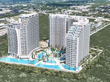 Condo con Zona TRX, Gimnasio, Alberca, pre-construcción, Boulevard Colosio venta, Cancun.
