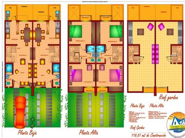 Casas con alberca y roof garden, 2 recámaras