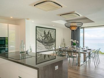 Luxurious contemporary six-bedroom pool villa