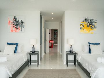 Luxurious contemporary six-bedroom pool villa