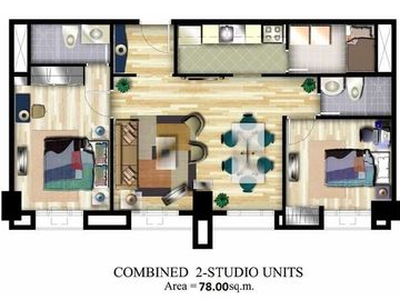Le Grand Tower 1 RFO 78.00 sqm 2-bedroom Condo For Sale By Owner in Quezon City
