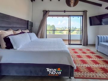 Finca en unidad cerrada con hermosa vista panorámica El Peñol