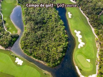 Departamento con club de playa, golf, alberca, en venta Playa del Carmen.