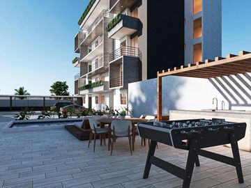 Departamento Pre Venta 2 recamaras, elevador, alberca, jardin cerca Centros Deportivos Fracc Jardines del Virginia Boca del Rio